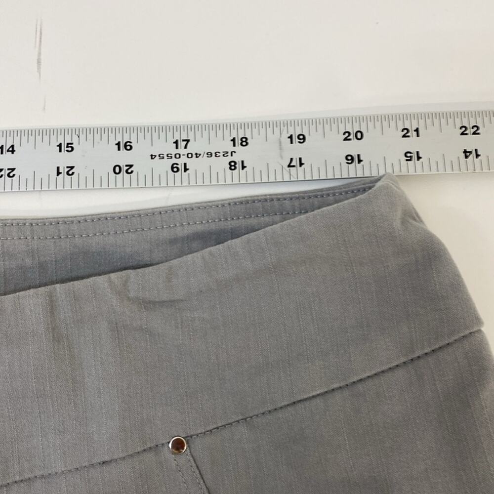 Ruby Rd. 22W Ankle Pants Gray - Picture 4 of 9